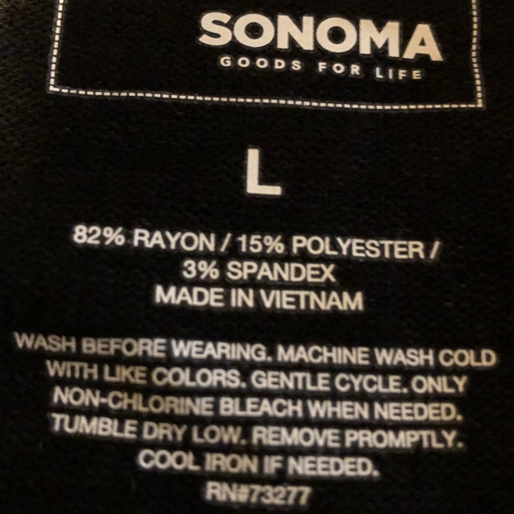 Sonoma Red n Black Checkered Front Only Sweatshirt - Picture 7 of 7